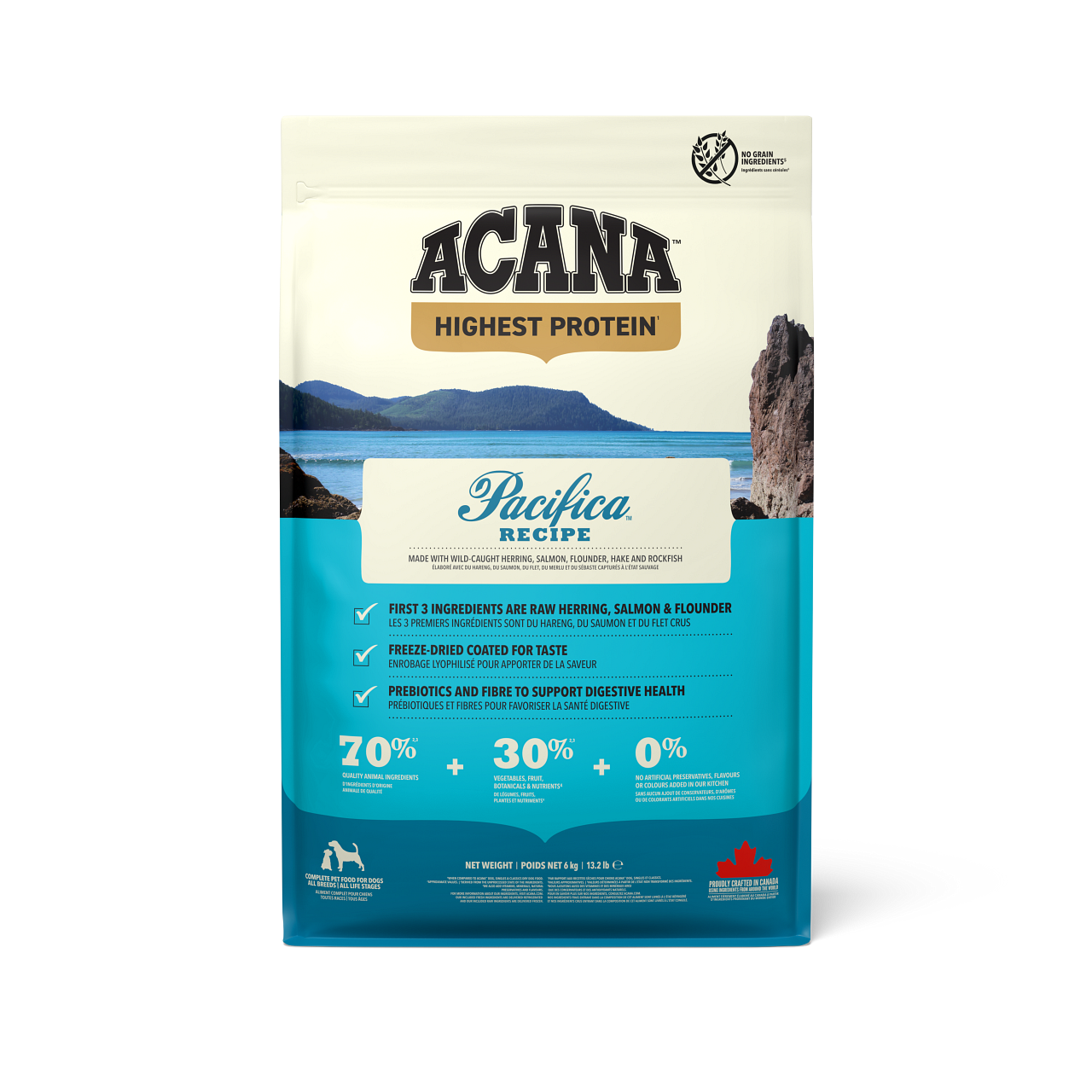 ACANA Pacifica Recipe アカナパシフィカドッグレシピ 6kg パシフィカドッグ – 【公式】アカナ・オリジン|カナダ産 First